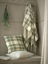Laura Ashley Padbury Check Olive 150x200cm Throw